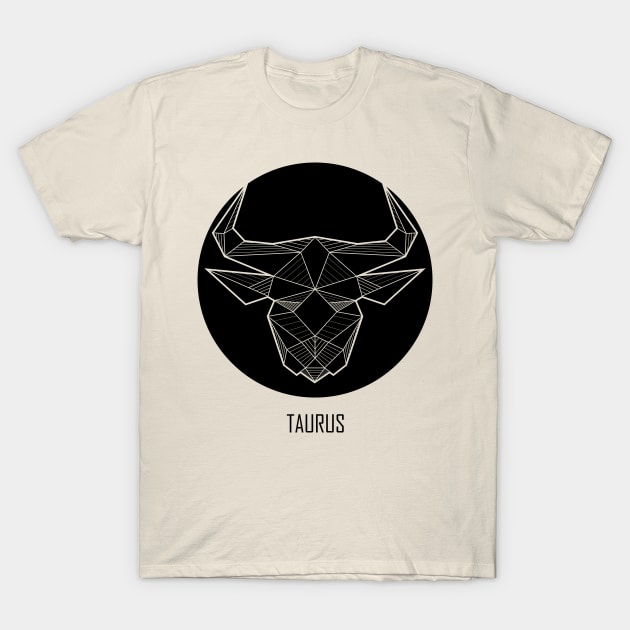 Taurus - Geometric Astrology T-Shirt by alcateiaart